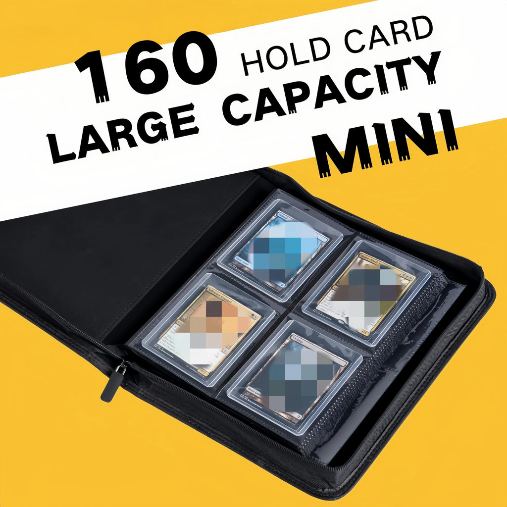 160 Toploader Card Binder | Premium 4-Pocket Collector Storage