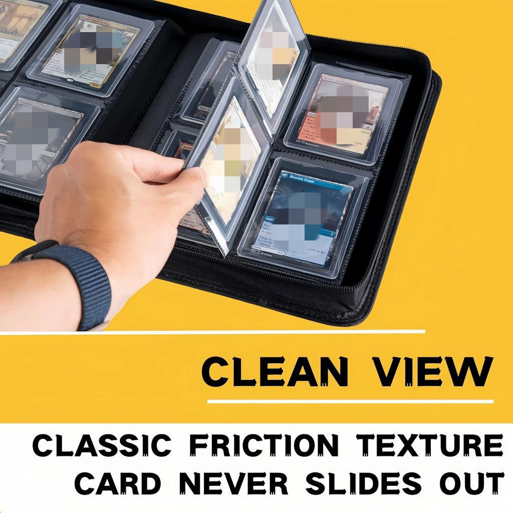 160 Toploader Card Binder | Premium 4-Pocket Collector Storage