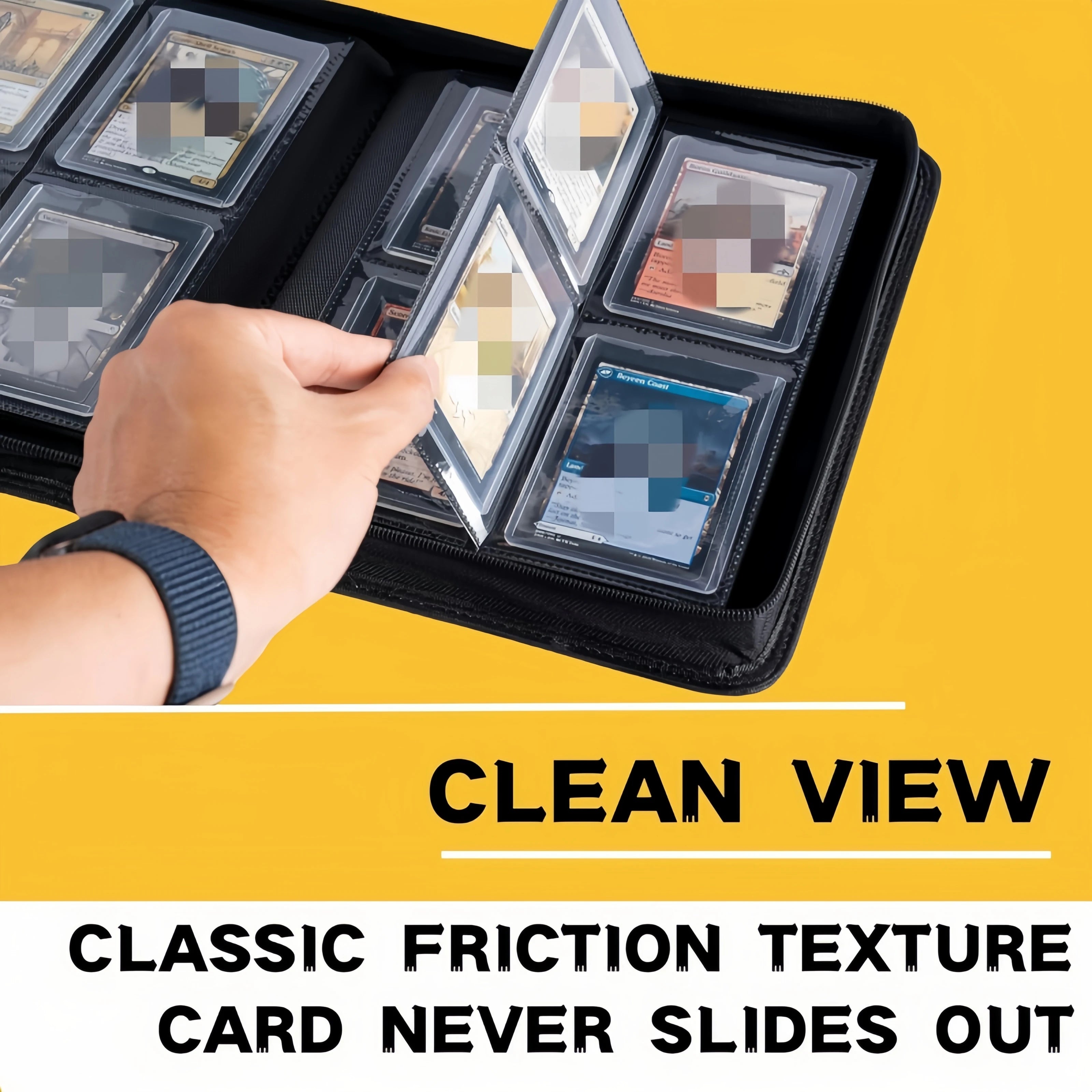 160 Toploader Card Binder | Premium 4-Pocket Collector Storage